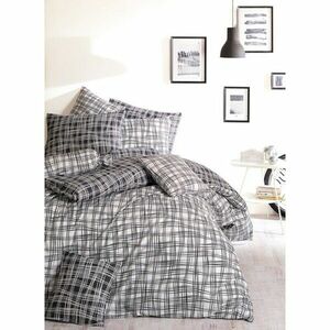 BedTex Pamut ágynemő Straw fekete, 220 x 200 cm, 2 db 70 x 90 cm kép