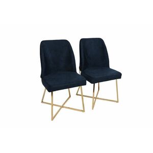 Madrid Dark Blue étkezőszék szett, 2 db, sötétkék, 2 db kép