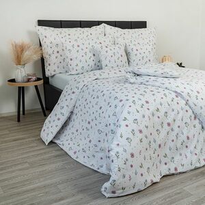 Kvalitex Krep lepedőhuzat Nyári rét, 140 x 220 cm, 70 x 90 cm, 140 x 220 cm, 70 x 90 cm kép
