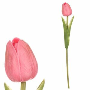 Műhabos tulipán mini PINK, 5 x 5 x 34 cm, rózsaszín kép