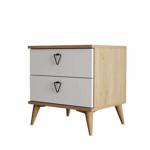 Versa-Ce Oak éjjeliszekrény, világosbarna kép