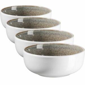 Mäser Lunaria Brown tálkészlet, 12 cm, 4 db, barna, 12 cm kép