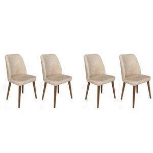 Dallas Beige étkezőszék szett, 4 db, bézs, 4 db kép