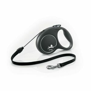 Flexi öntekercselő póráz Black Design M, 5 m, 20kg kép
