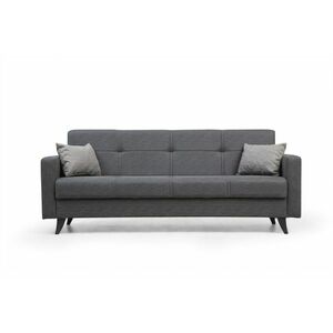 Polya 3 Dark Grey kihúzható kanapé kép
