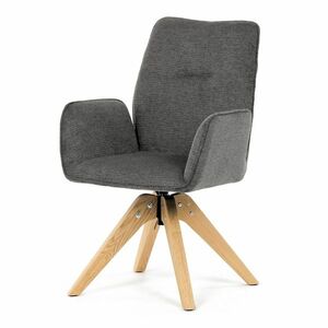 DCH-C2148 GREY2 étkezőszék vízálló anyaggal, sötétszürke kép