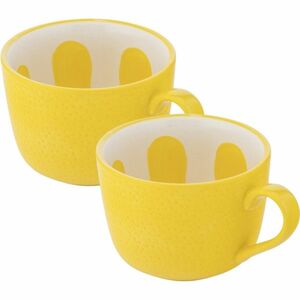 Altom Kerámia jumbo bögrék Tropicana citrom 470ml, 2 db, sárga kép