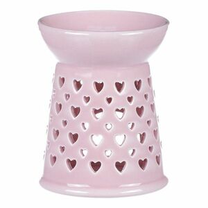 Porcelán aromalámpa Pink, 11 x 11 x 14 cm kép