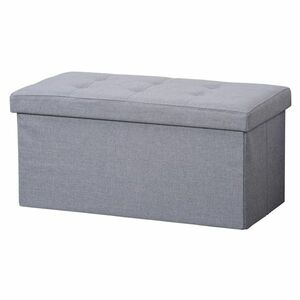 Kesper 15952 Kárpitozott komód, világosszürke, 76x 38 x 38 cm kép