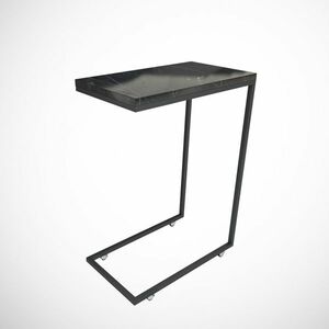 Callen Black Marble kisasztal, fekete kép