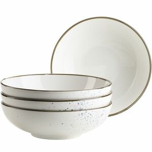 Mäser 4 részes tálkészlet Pintar White kék pöttyös22 cm, kék kép