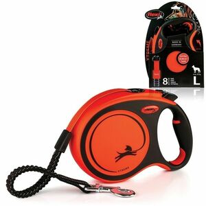 Flexi Xtreme L öntekergő póráz, 8 m, 55 kg, narancssárga kép