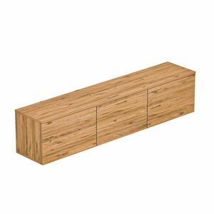 Neon Illuminated Atlantic Pine TV-állvány, természetes kép