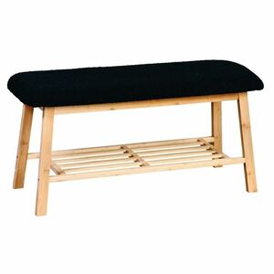 Kesper 58305 Pad, párnázott ülőfelülettel, bambusz, 90 x 34 x 45 cm kép
