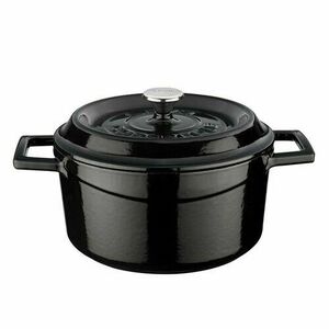 LAVA Metal Öntöttvas edény, átmérő 20 cm, fekete, 2, 6 l kép