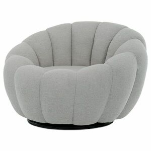 Forgószék Bouclé GREY2, szürke, világosszürke kép