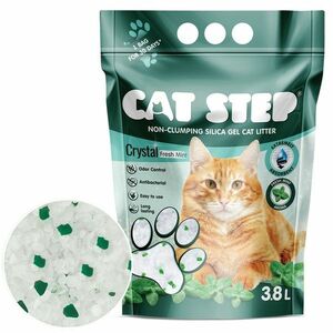 Cat Step Szilikagél macskaalom Crystal Fresh Mint1, 67 kg, 3, 8 l kép