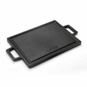 LAVA Metal Kétoldalas öntöttvas grilllap, 22 x 30cm kép