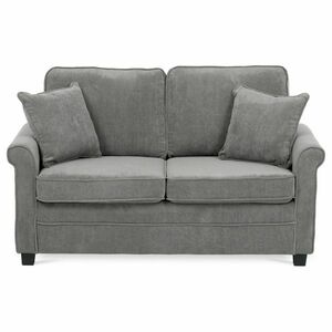Kétüléses kanapé ASB-4170 GREY2, manžestr, szürke, szürke kép