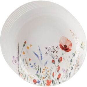 Orion Porcelán mély tányérkészlet Mák 20, 5 cm, 6 db kép