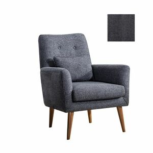 Zeni Berjer Dark Grey fotel, sötétszürke kép