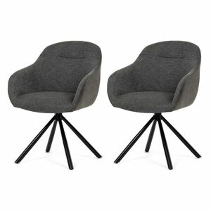 Étkezőszék-készlet visszahúzható mechanizmussalDCH-Y1143 GREY2, 2 db, szürke kép