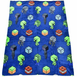 Carbotex Gyerek takaró Minecraft Mob Monster, 130 x 170 cm kép