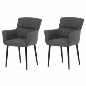DCH-J2159 GREY2 étkezőszék szett, 2 db, szürke kép