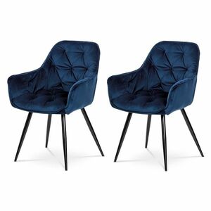 DCH-421 BLUE4 étkezőszék szett, 2 db, kék kép