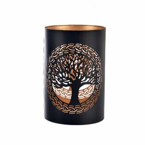 InDecor Fém gyertyatartó Tree fekete, 13 x 13 x 22cm, L kép