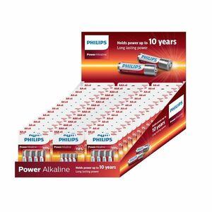Philips Power Alkaline elemek, 30 db AA + 20 dbAAA kép
