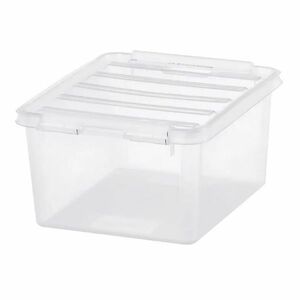 SmartStore Tárolódoboz fehér kapcsokkal Classic, 2l, 2 l kép