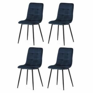 CT-281 BLUE4 étkezőszék szett, 4 db, kék kép