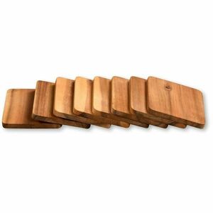 Kesper 28958 Raclette deszkák szett, akácfa, 8 db, 10 x 8 x 0, 7 cm kép