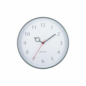 Karlsson 5992GR design falióra, zöld, átmérő 30 cm kép