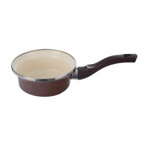 Orion Smaltovaný rendlík s lemem Brown, pr. 12 cm, 12 cm átmérőjű kép