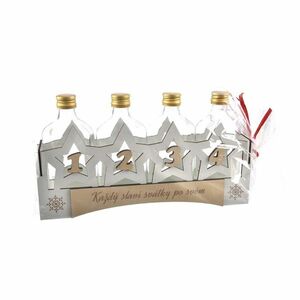 InDecor Üveg dekoráció Advent bottles, 33 x 18, 5 x6, 5 cm kép