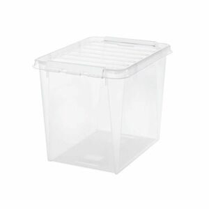 SmartStore Tárolódoboz fehér kapcsokkal Classic, 52 l, 52 l kép