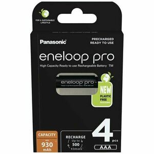 Panasonic BK-4HCDE/4BE 930 mAh Ni-MN Eneloop PROAAA akkumulátor készlet kép