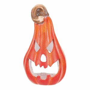 Őszi dekoráció Tök tea/LED gyertya, 11 x 12 x 21cm, kerámia kép