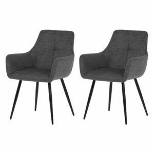 DCH-226 GREY2 étkezőszék szett, 2 db, szürke kép