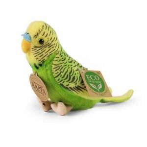 Rappa Plüss madár, zöld papagáj, 11 cm, hanggal kép
