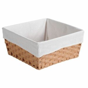 Kesper 17843 Tároló kosár textil béléssel, 35 x 35x 16, 5 cm kép