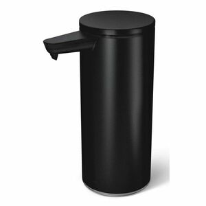 Simplehuman érintésmentes szappanadagoló 266 ml, újratölthető, matt fekete acél, fekete kép