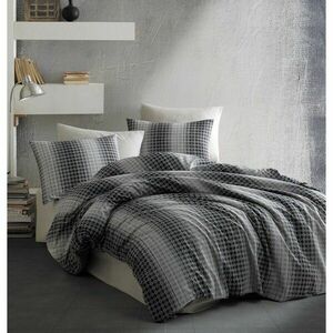 BedTex Pamut ágynemő Oberon szürke, 220 x 200 cm, 2 db 70 x 90 cm, szürke kép