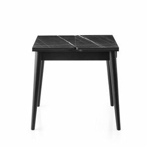 Totem Black Marble étkezőasztal, fekete kép