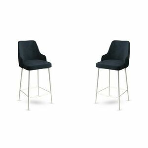 Enox Anthracite and White bárszék szett, 2 db, antracit, 2 db kép