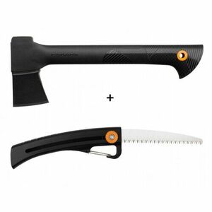 Fiskars Solid Set balták A6 és kerti fűrészekSW16, 2 db kép