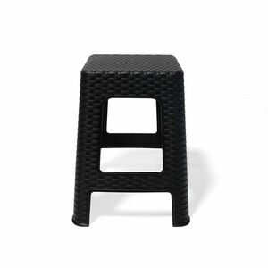 Night rattan szék 28 x 28 x 45 cm, fekete kép
