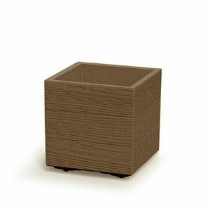 MADERA SQUARE ECO WOOD virágtartó 28, 8 cm, barna, barna, S kép